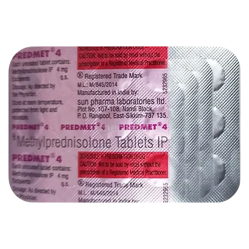 predmet 4mg tablet  15's